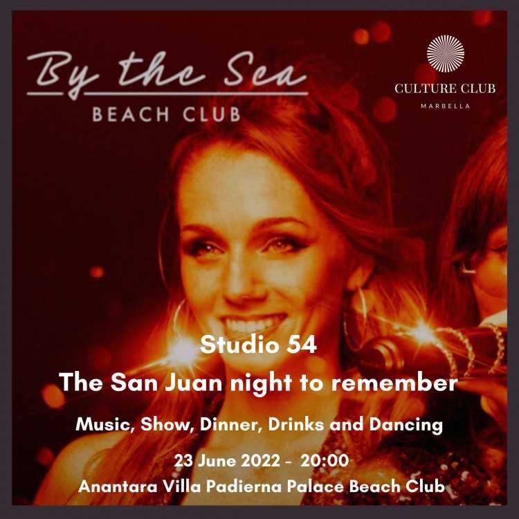San Juan Studio 54 Party @ By The Sea Beach Club (Anantara Villa Padierna Palace)